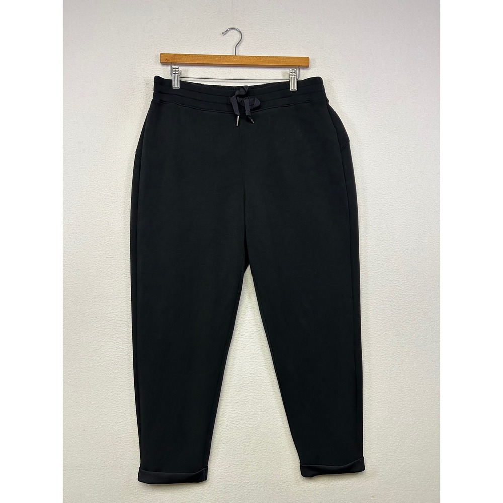 Athleisure Spanx WomensXL Black AirEssentials Tapered Jogger Pants Travel Lounge